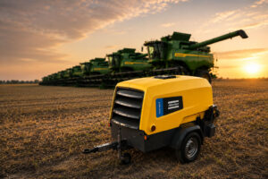 Atlas Copco XAS 48 и XAS 58 – чистете до 3 комбайна едновременно